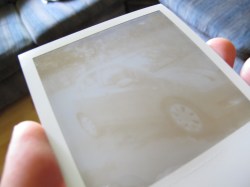 My First Polaroid Developing